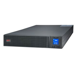 APC Easy UPS 1 Ph On-Line, 6kVA/6kW, Rackmount 2U, 230V, 1x Hard wire 3-wire(1P+N+E) outlet, Intelligent Card Slot, LCD, No battery, W/O rail kit (SRVPM6KRI)