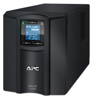APC Smart-UPS C, Line Interactive, 2000VA/ 1300W, Tower, 230V, 6x IEC C13+1x IEC C19 outlets, USB and Serial communication, AVR, Graphic LCD (SMC2000I) [ĐÃ QUA SỬ DỤNG]