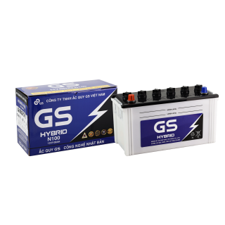 ẮC QUY GS HYBRID 12V 100Ah (20HR), Model: N100