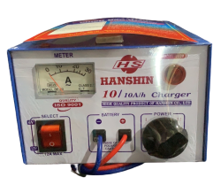 MÁY SẠC ẮC QUY HANSHIN 10A_6V-12V, DÂY ĐỒNG, BIẾN ÁP CÁCH LY