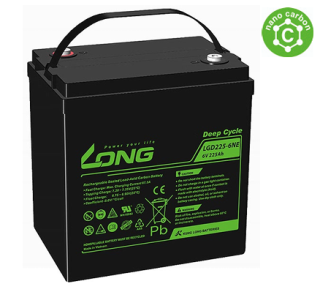 ẮC QUY KÍN BÁN GEL (AGM GEL/ SEMI GEL) LONG 6V-225AH (10HR), LGD225-6NE, F18-M8