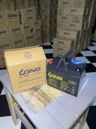 ẮC QUY KÍN KHÍ (VRLA AGM) LONG 12V-36AH (20HR), U1-36NE, F8-M6