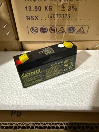 ẮC QUY LONG AGM 6V 1.2Ah (20HR), Model: WP1.2-6