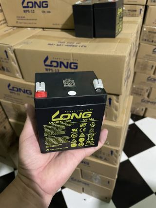 ẮC QUY KÍN KHÍ (VRLA AGM) LONG 12V-5Ah (20HR), WP5-12SHR, F2