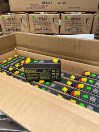 ẮC QUY KÍN KHÍ (VRLA AGM) LONG 6V-1.2Ah (20HR), WP1.2-6, F1