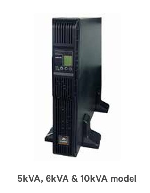 VERTIV Liebert® ITA Online-UPS 10kVA/9kW, Rackmount 4U, 230/ 400VAC (UHA1R-0100L)